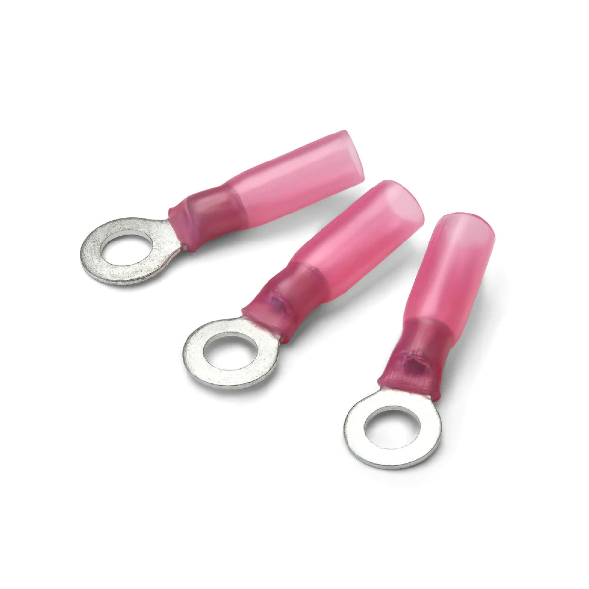 8mm Red Heatshrink Ring Terminal - Pack of 100 | T1R8HS