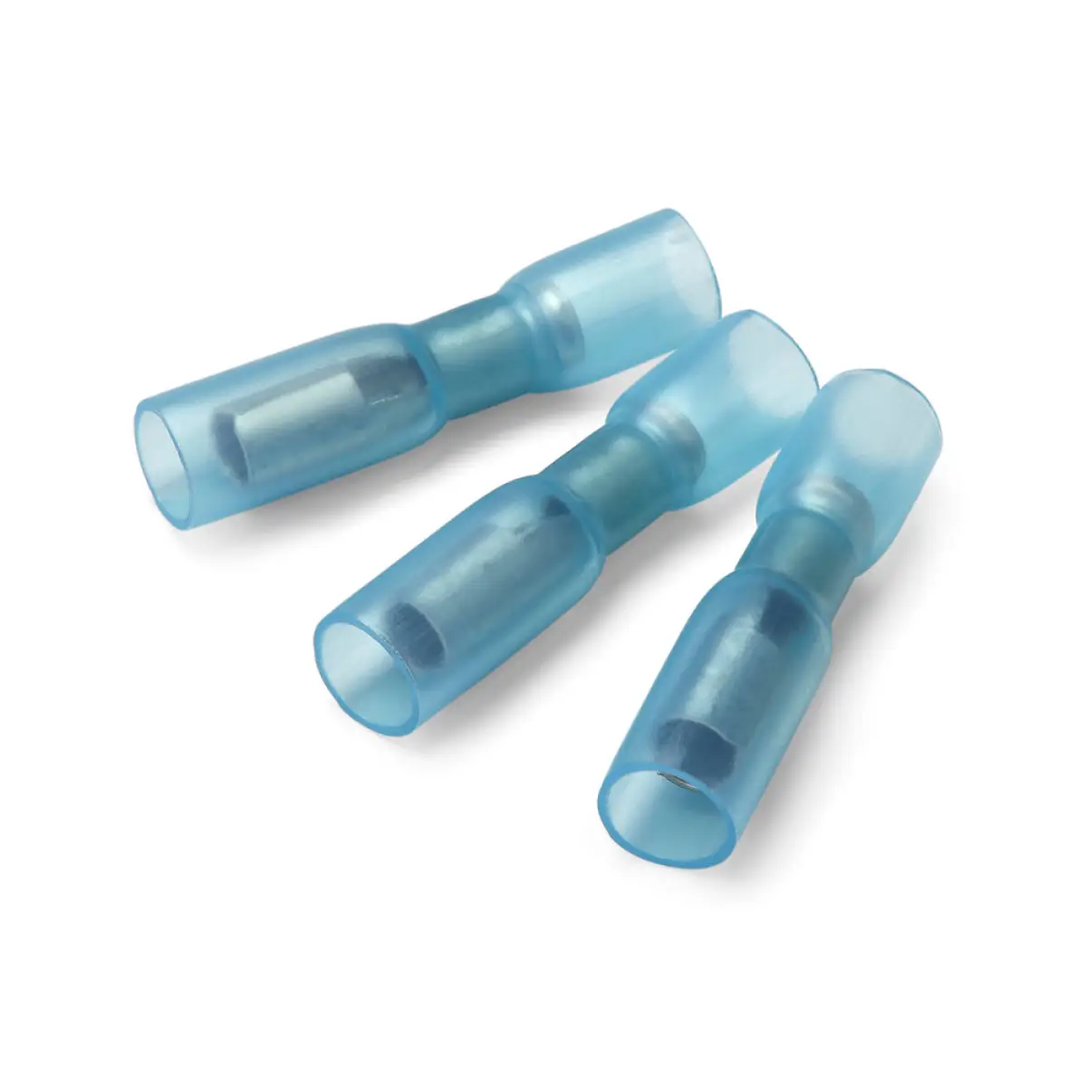 4mm Blue Heatshrink Female Bullet Terminal - Pack of 100 | T2FB4HS