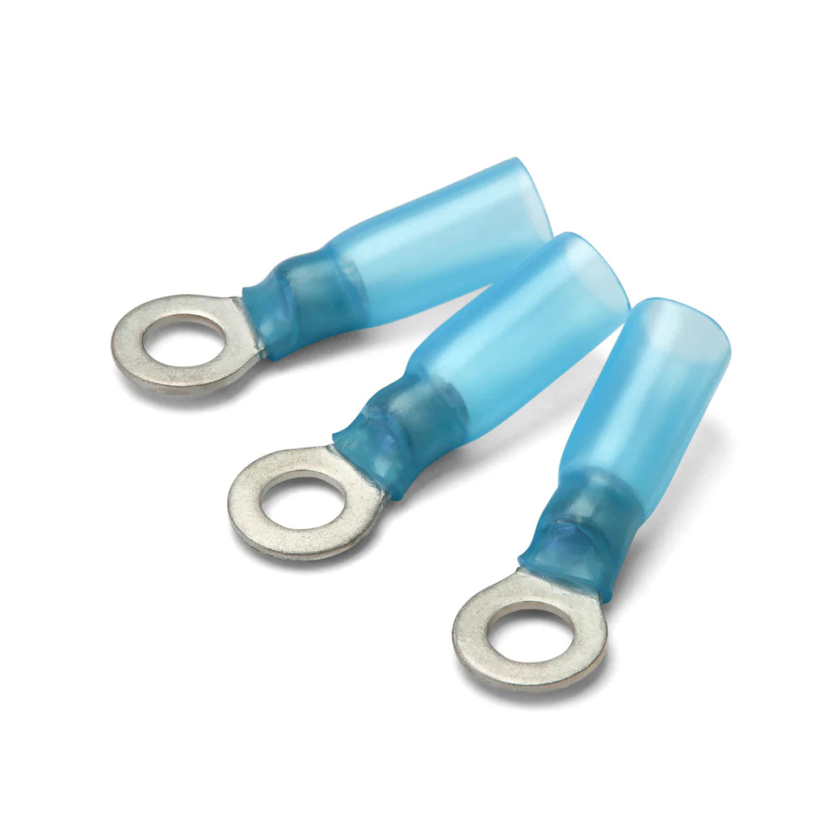 8mm Blue Heatshrink Ring Terminal - Pack of 100 | T2R8HS