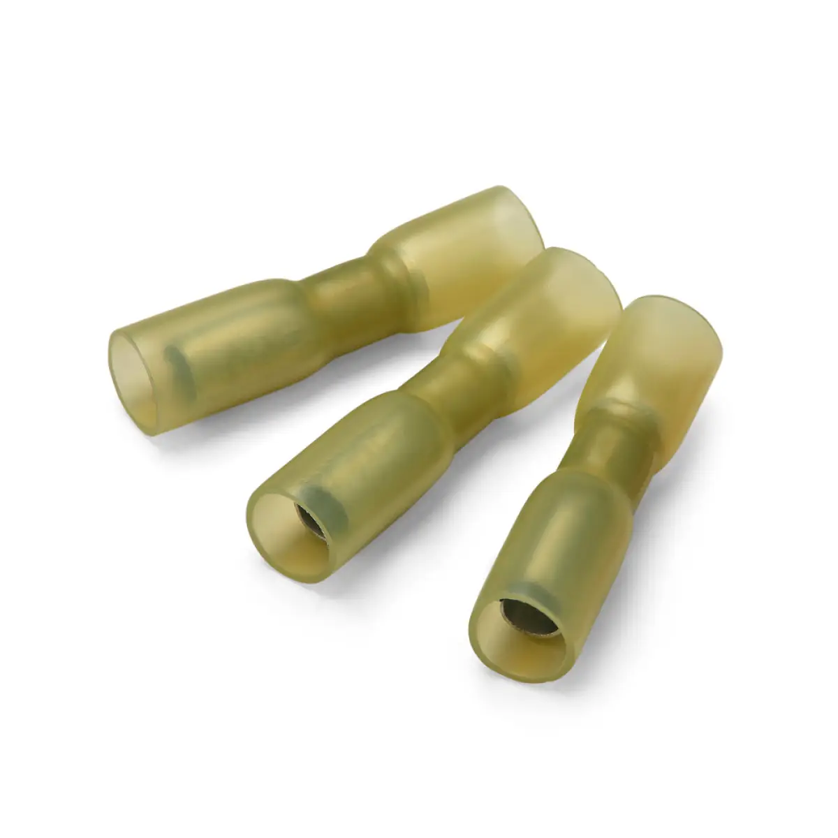 5mm Yellow Heatshrink Female Bullet Terminal - Pack of 100 | T3FB5HS
