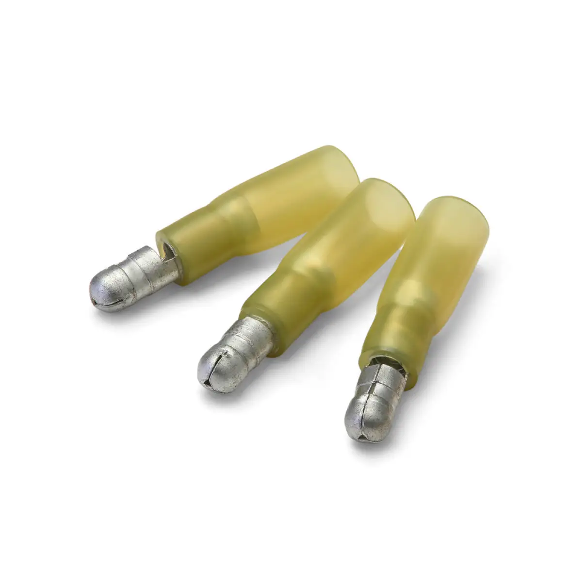 5mm Yellow Heatshrink Male Bullet Terminal - Pack of 100 | T3MB5HS