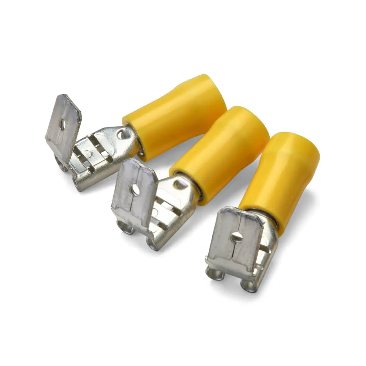6.3 x 0.8mm Yellow Piggyback Terminal - Pack of 100 | T3PB63508