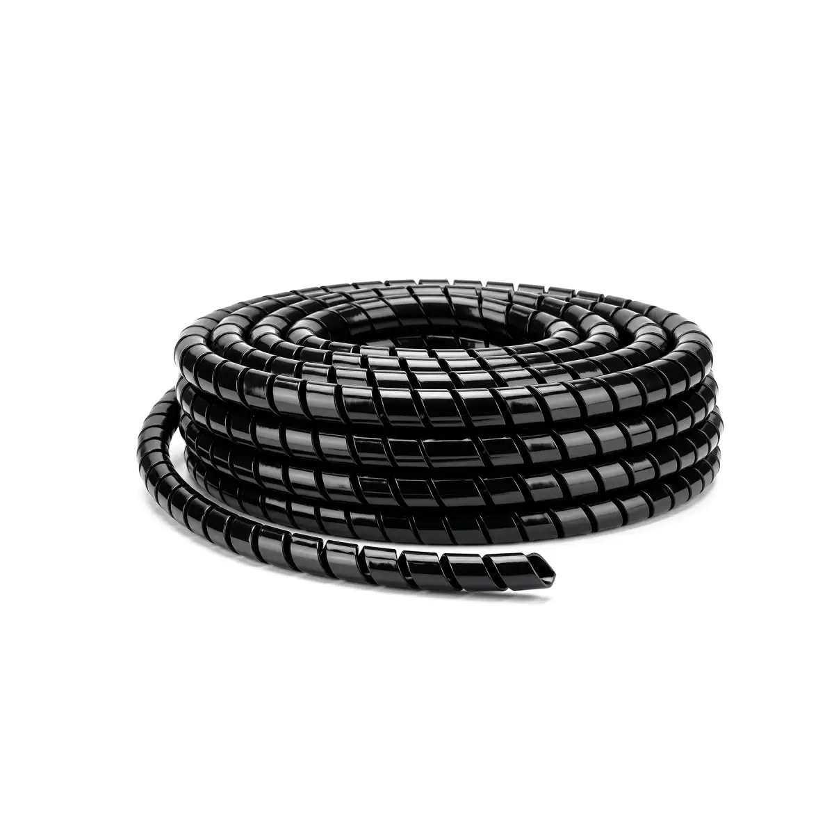 Black Spiral Wrap 8mm - 25M Roll | CSW8BLACK