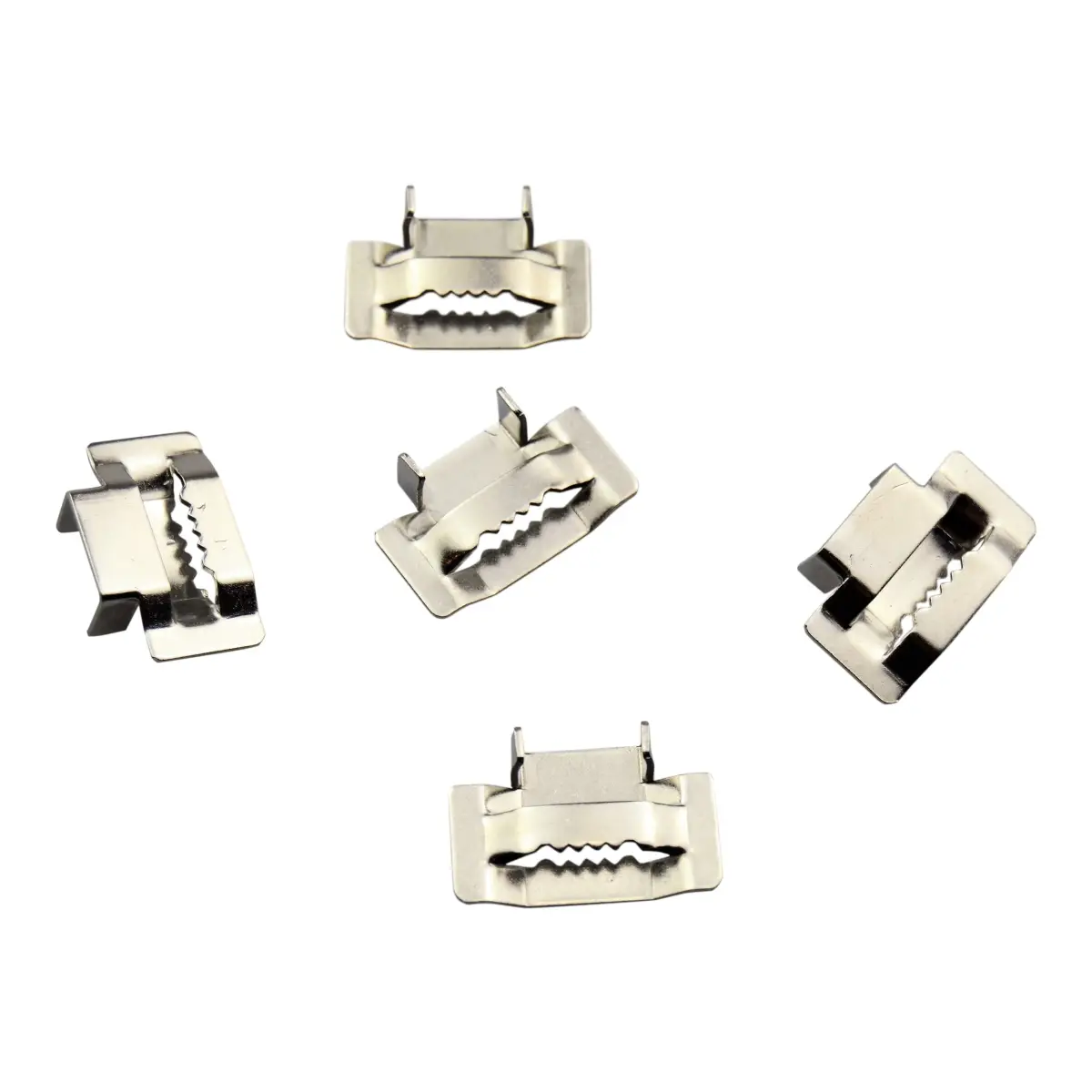 12mm E Type Buckles - Pack of 100 | SSEB12