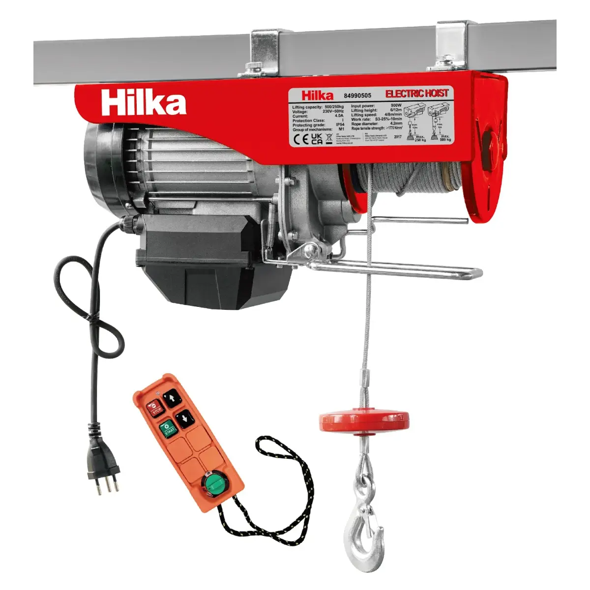 500kg Electric Wireless Remote Hoist