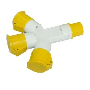 110V 3 Way Socket Adapter - 16Amp | EWPHAD110319