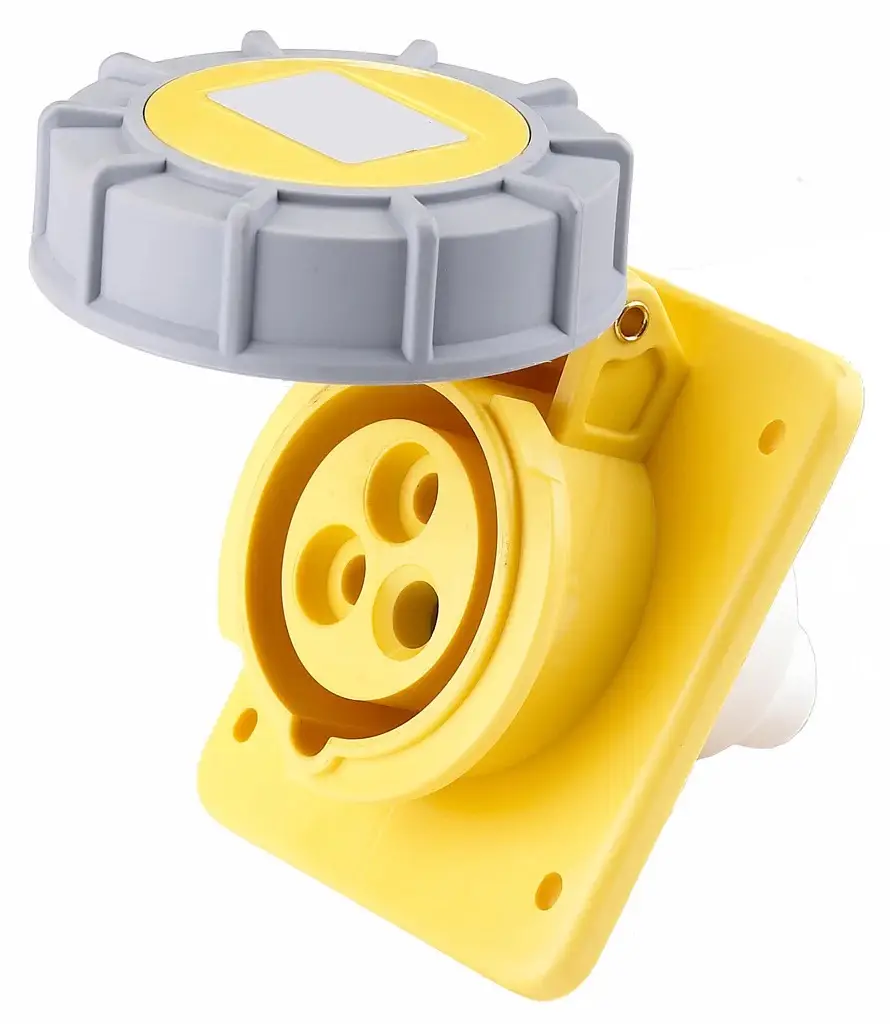 32A 110V Panel Socket IP67 3 Pin | EWPHPM32110IP6719