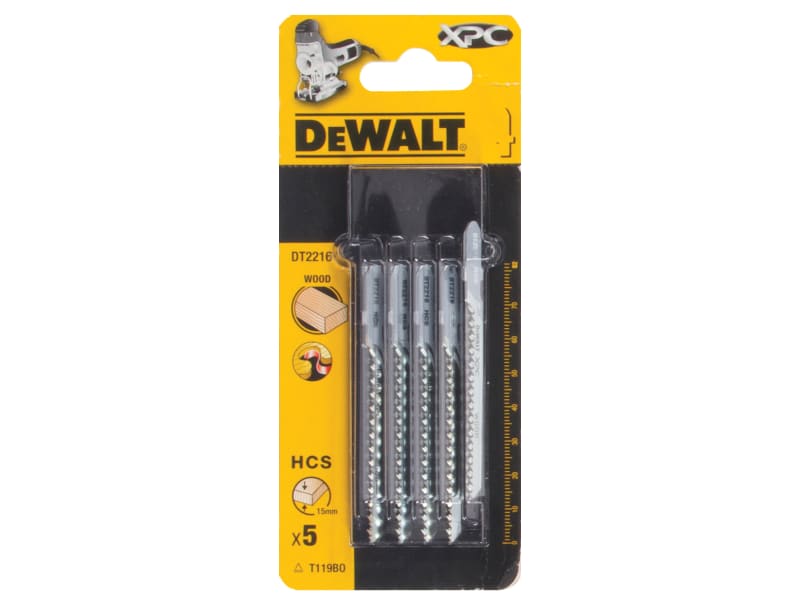 XPC HCS Wood Jigsaw Blades Pack of 5 T119BO - Image 2