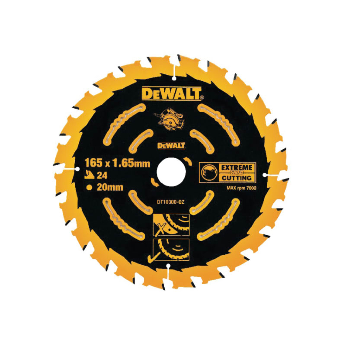 Extreme 2nd Fix Circular Saw Blade 165 x 20mm x 40T