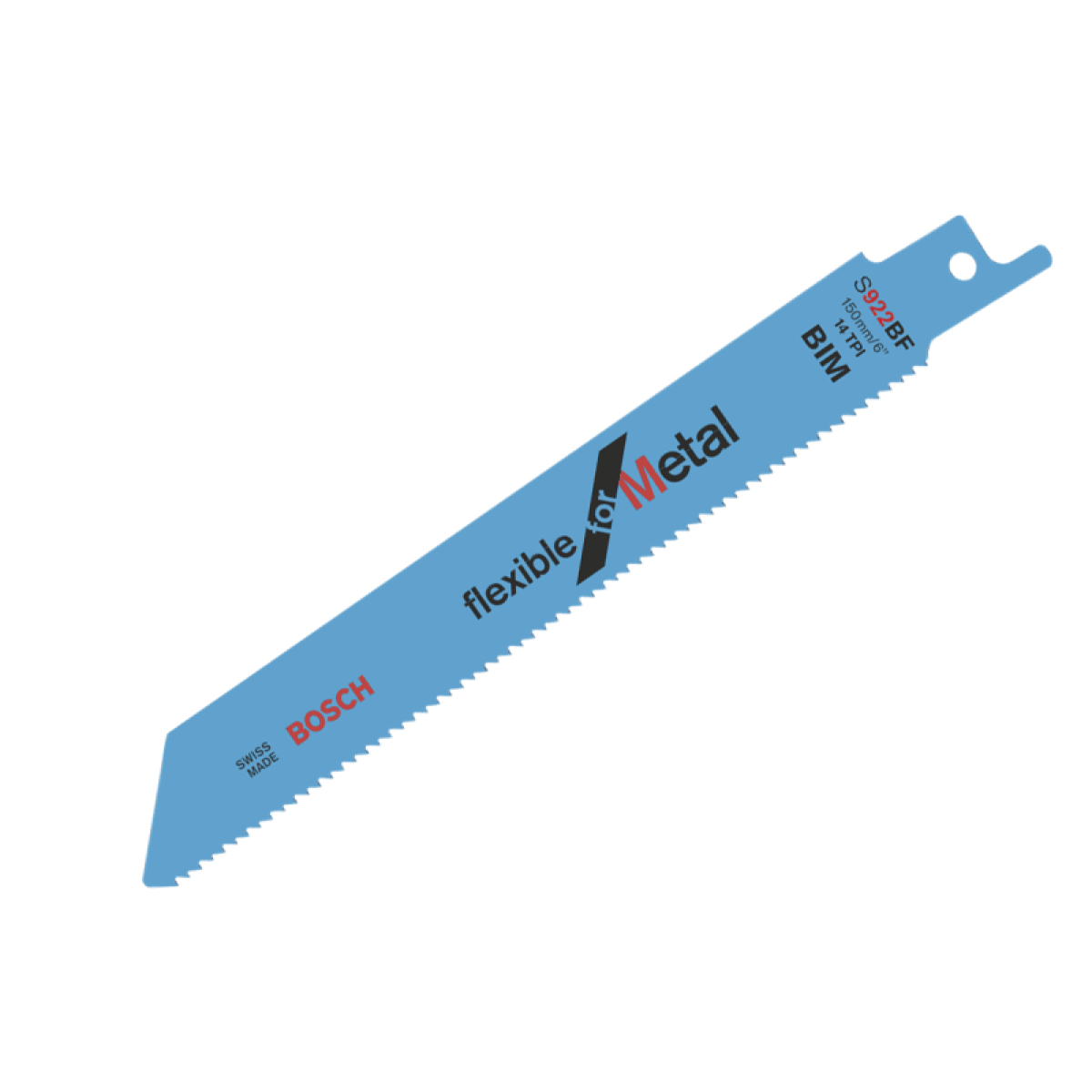 S 922 BF Flexible for Metal Reciprocating Saw Blade 150mm 14 TPI P(Pack 100)