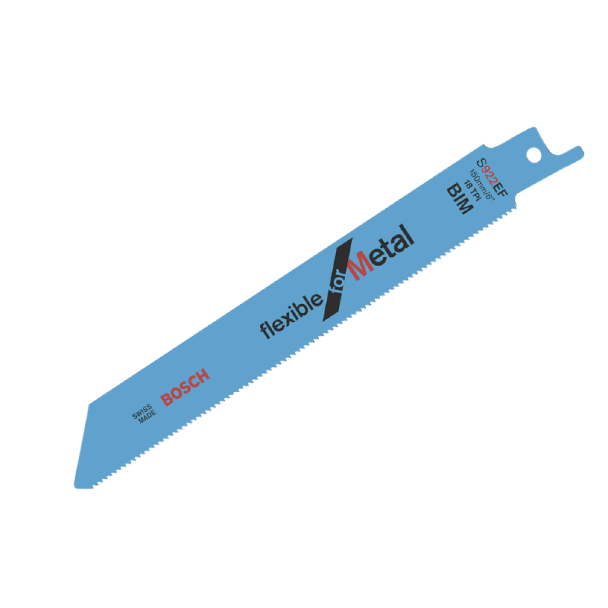 S 922 EF Flexible for Metal Reciprocating Saw Blade 150mm 18 TPI (Pack 100)