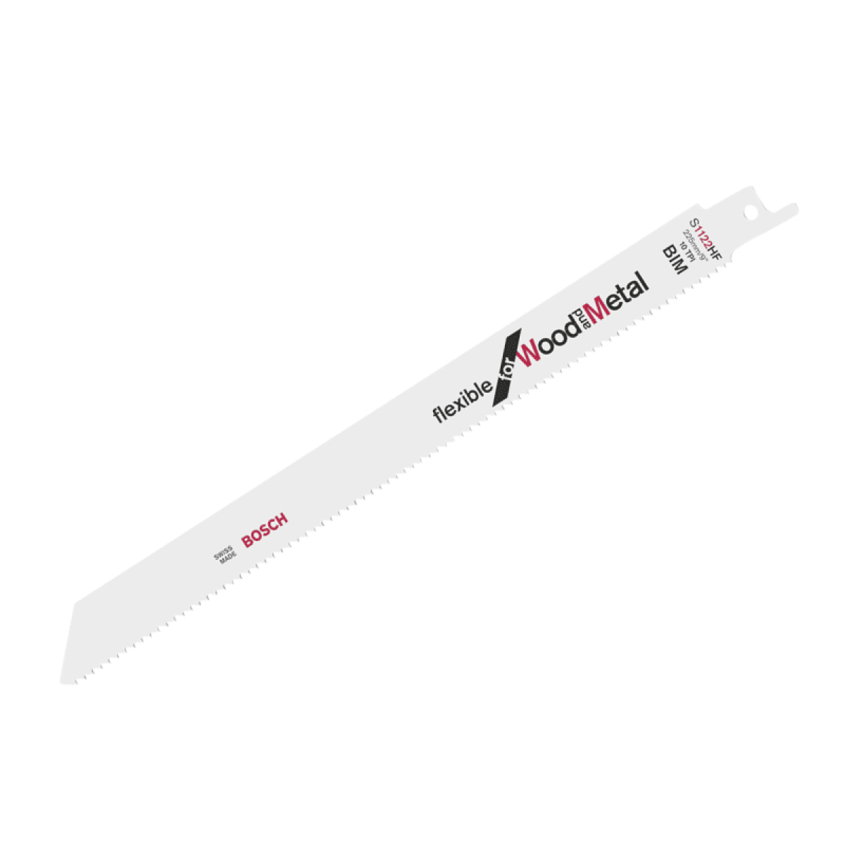 S 1122 HF Flexible for Wood & Metal Blade 225mm 10 TPI (Pack 5)