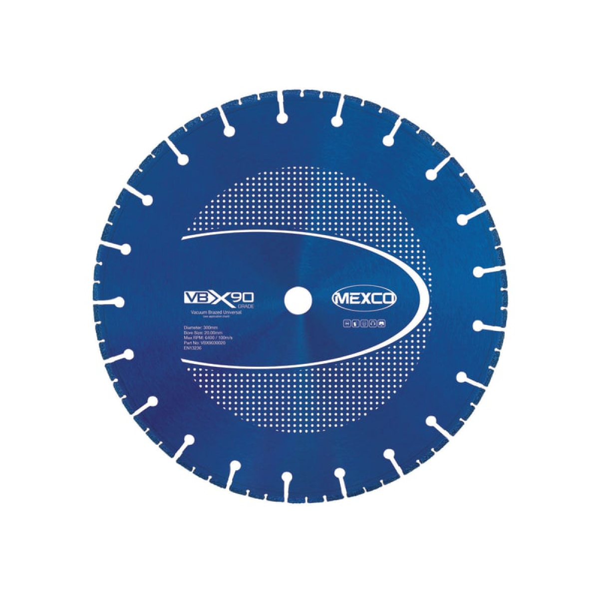 VBX90 Grade Universal Diamond Blade 300 x 20mm