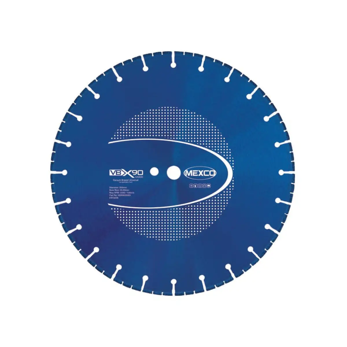 VBX90 Grade Universal Diamond Blade 350 x 20mm