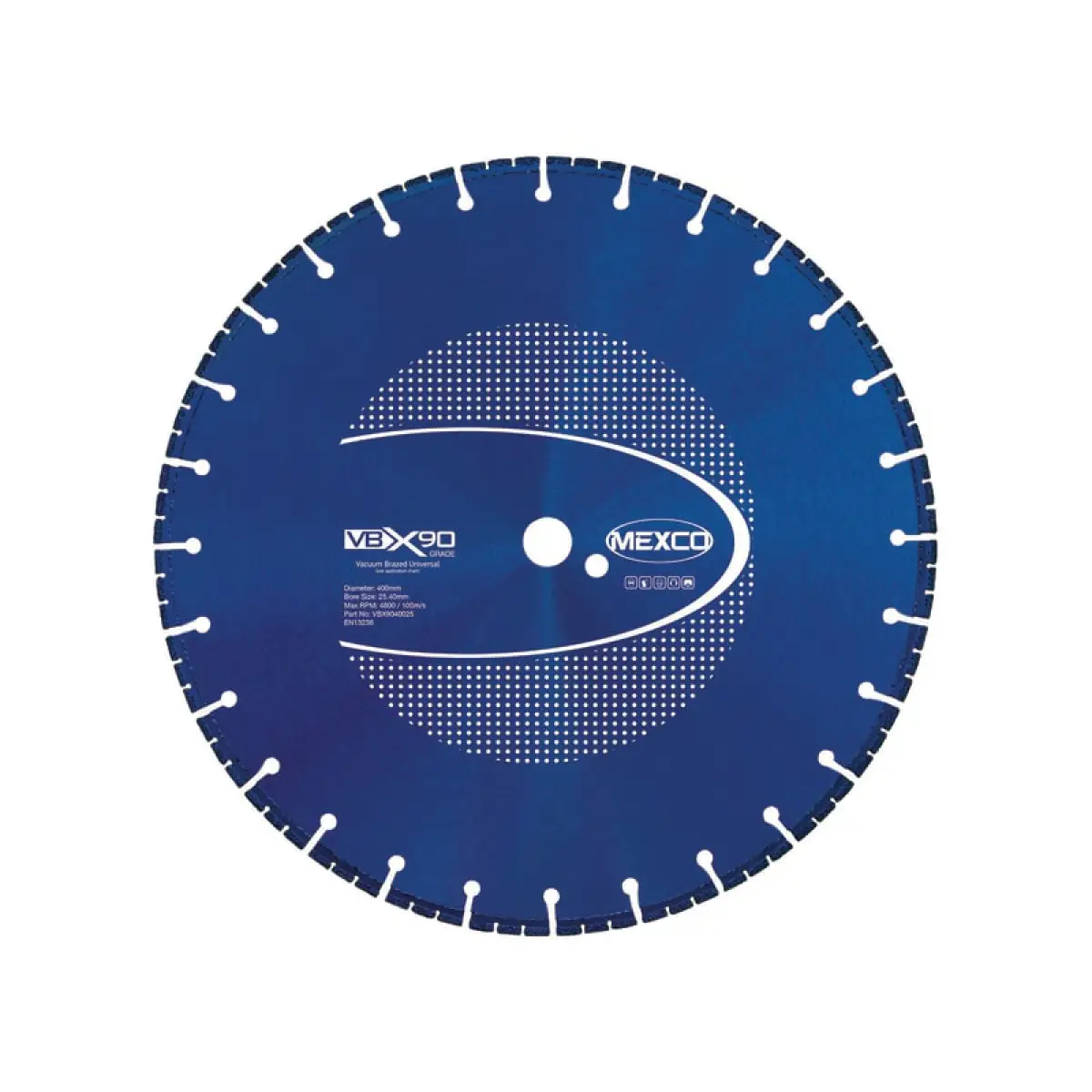 VBX90 Grade Universal Diamond Blade 400 x 25.4mm