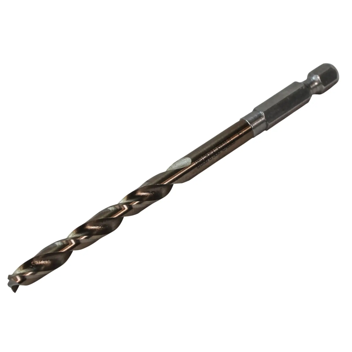 HSSE M35 Cobalt Quick-Change Impact Drill Bit 6.0mm OL:109mm WL:57mm