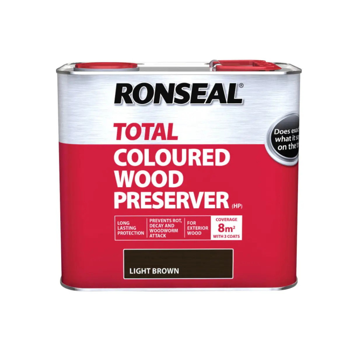 Trade Total Wood Preserver Light Brown 2.5 litre