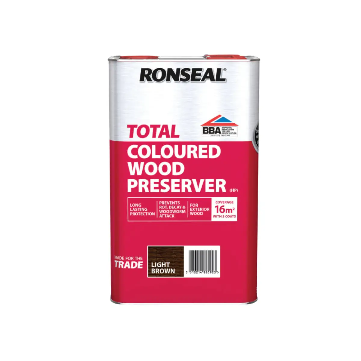 Trade Total Wood Preserver Light Brown 5 litre