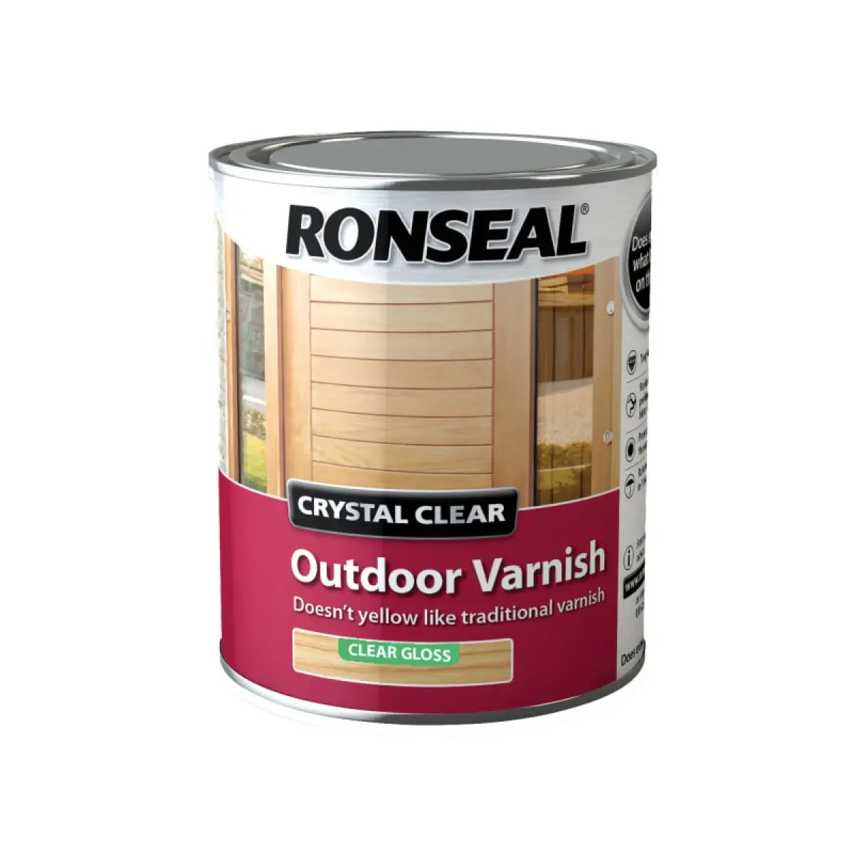 Crystal Clear Outdoor Varnish Matt 2.5 litre