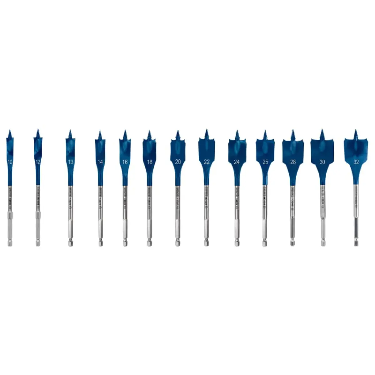 EXPERT Self Cut Speed Spade Drill Bit Set, 13 Piece