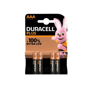 AAA Cell +100% Plus Power Batteries (Pack 4)