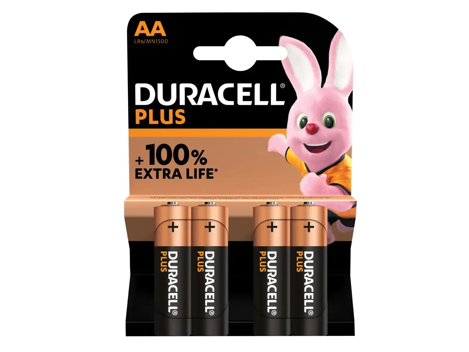 AA Cell +150% Plus Power Batteries (Pack 4)