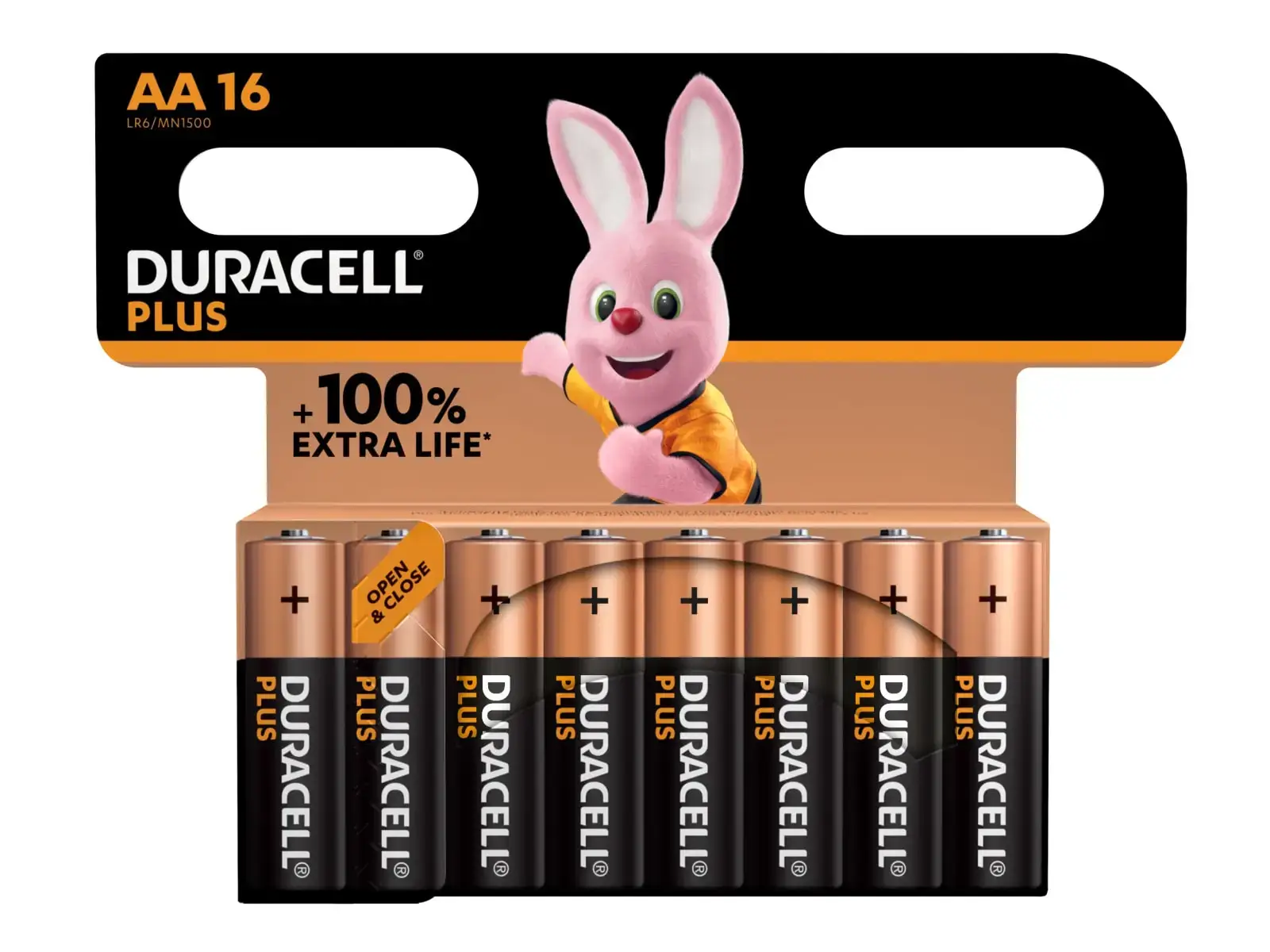 AA Cell +150% Plus Power Batteries (Pack 16)