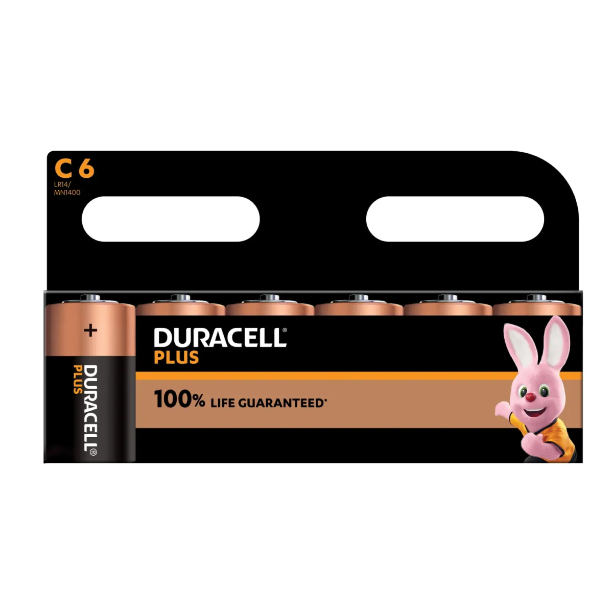 C Cell +100% Plus Power Batteries (Pack 6)