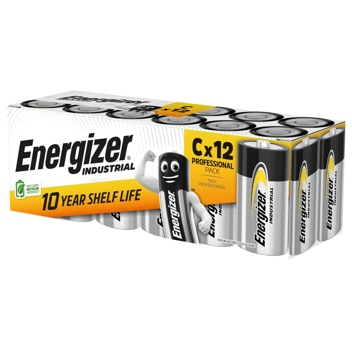 C Cell Industrial Batteries (Pack 12)