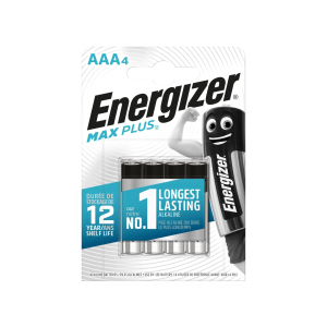 MAX PLUS™ AAA Alkaline Batteries (Pack 4)