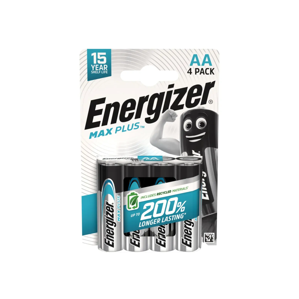 MAX PLUSโข AA Alkaline Batteries (Pack 4)