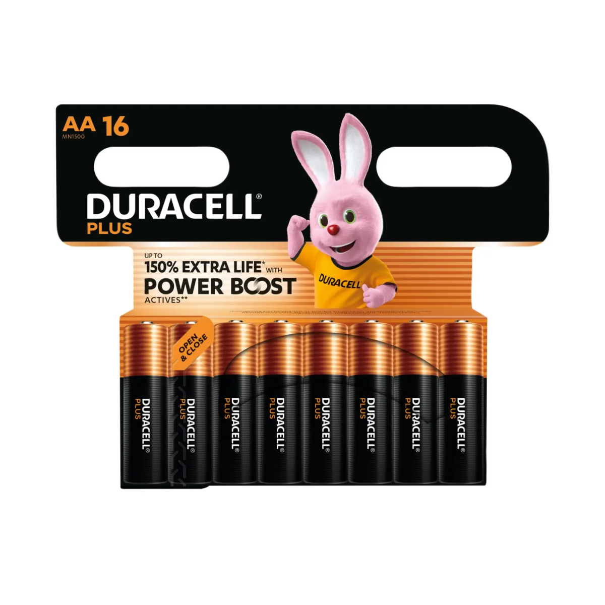 AA Cell Plus with Power Boost Batteries (Pack 16)