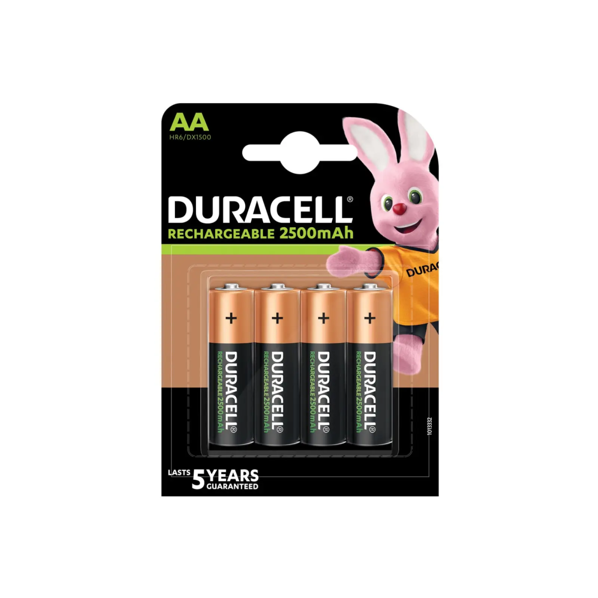 AA Cell 2500Mah Rechargeable Batteries (Pack 4)