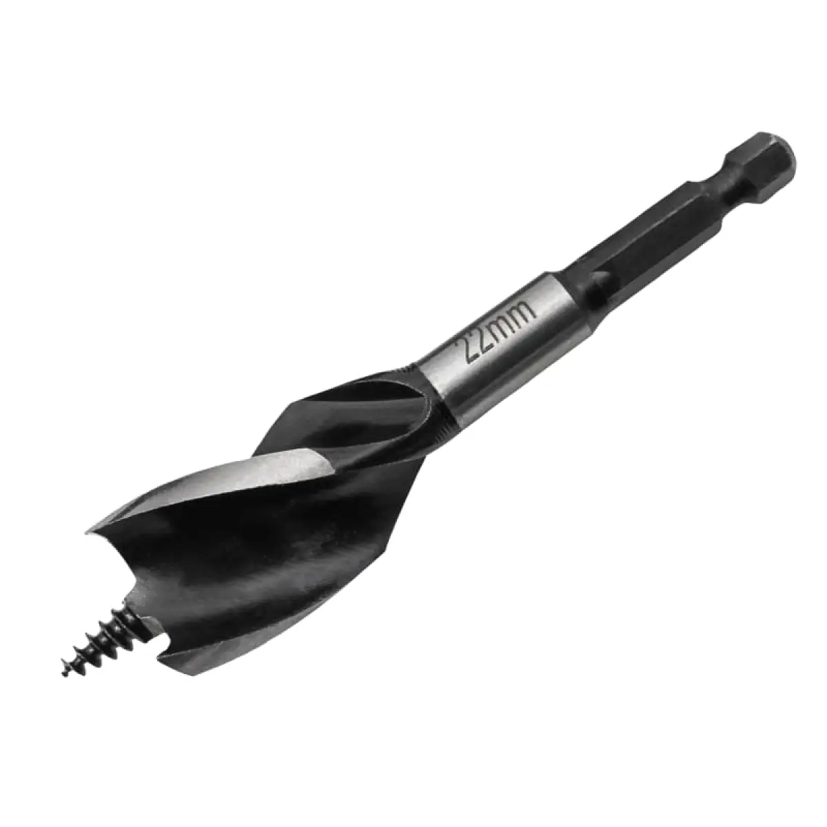 Tri-Point Speed Auger Bit 22mm Stubby