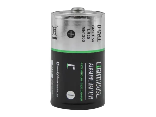 D LR20 Alkaline Batteries 14800 mAh (Pack 2)