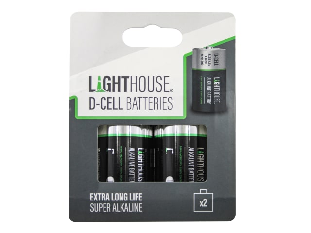 D LR20 Alkaline Batteries 14800 mAh (Pack 2) - Image 3