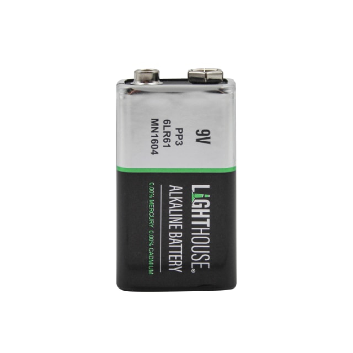 9V LR61 Alkaline Battery 1100 mAh (Single Pack)