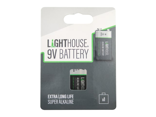 9V LR61 Alkaline Battery 1100 mAh (Single Pack) - Image 3