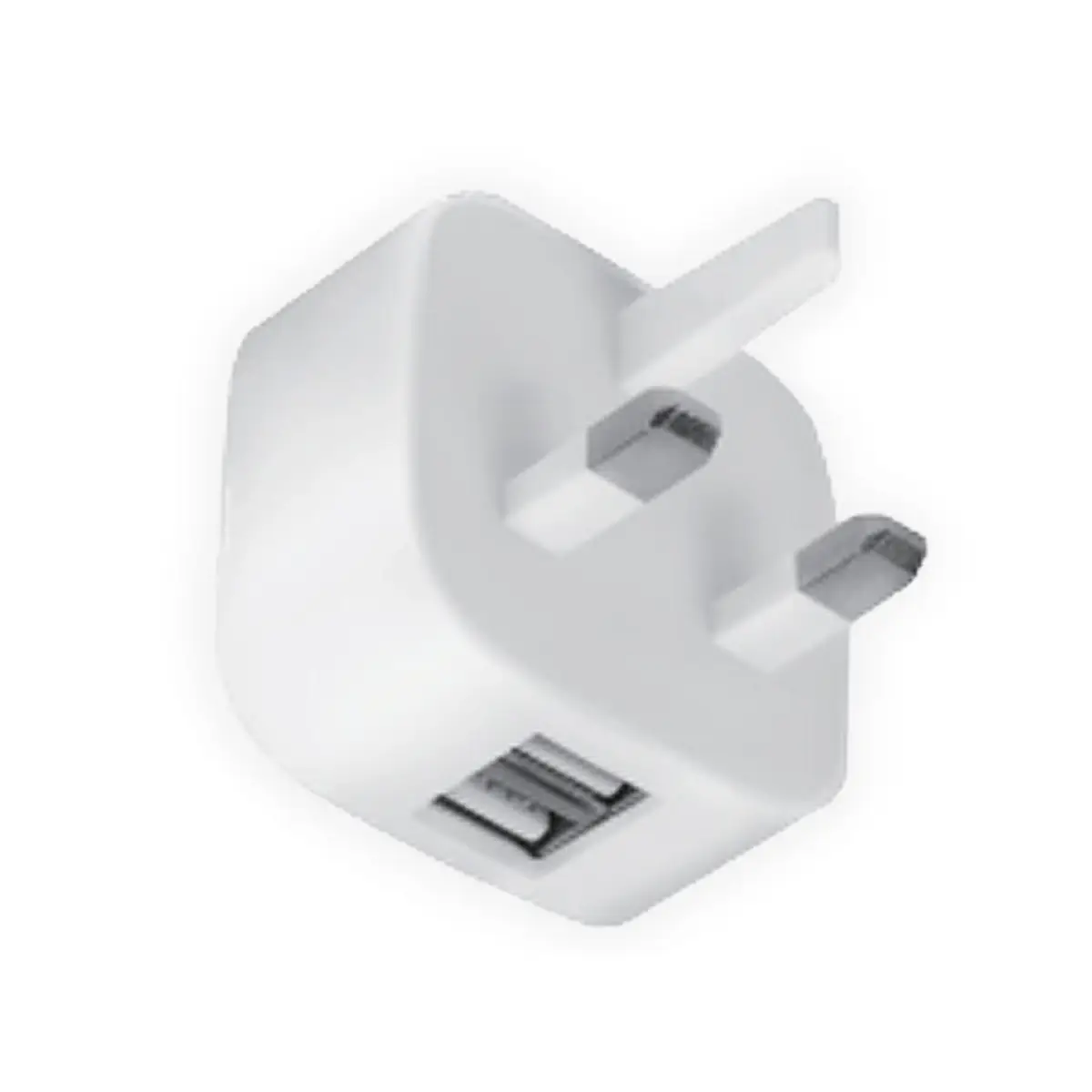 Dual USB UK Charger Plug 240V AC White 7099