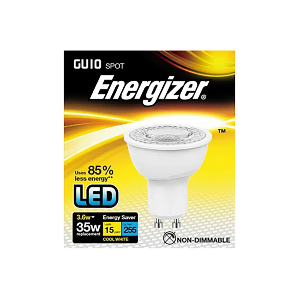 LED GU10 Bulb Cool White 3.8W