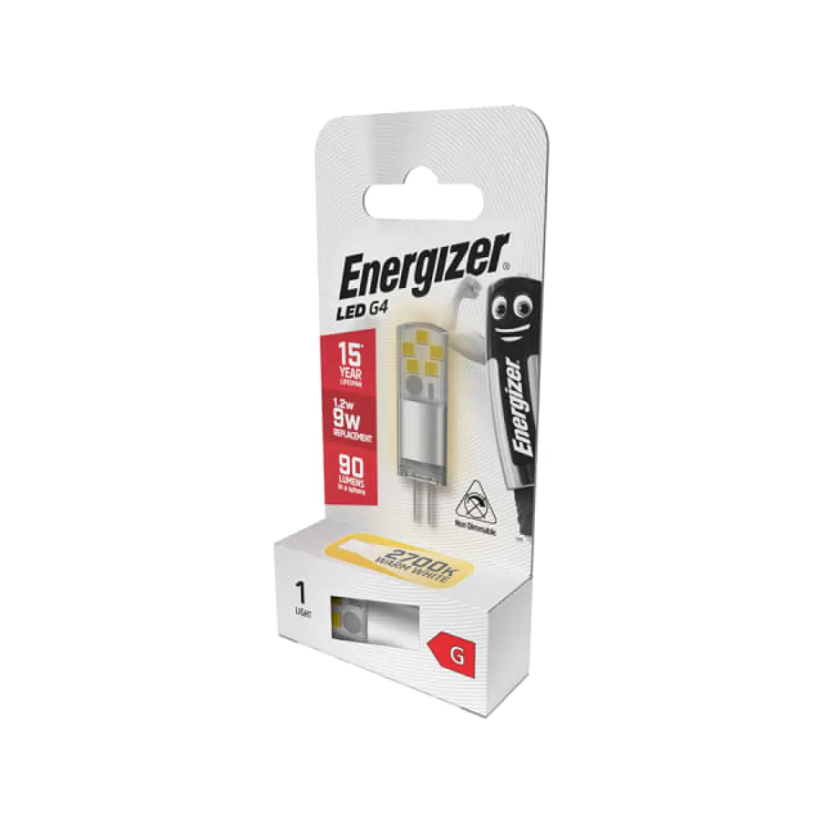 LED G4 90 Lumens 1.2W 2700K S18744
