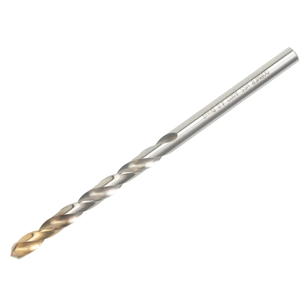 A002 HSS-TiN Coated Jobber Drill 4.00mm OL:75mm WL:43mm