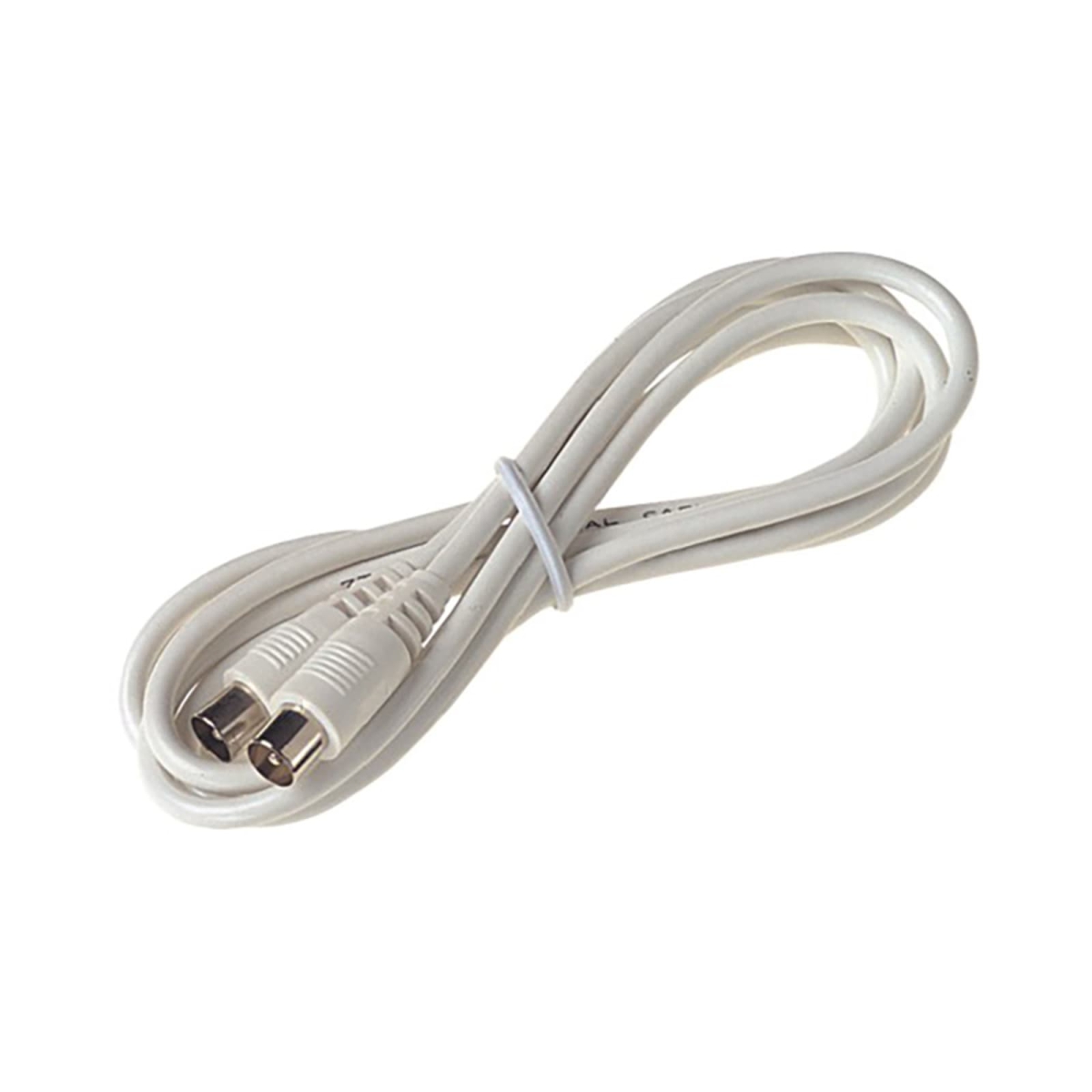 Coax Lead 2m White 7075