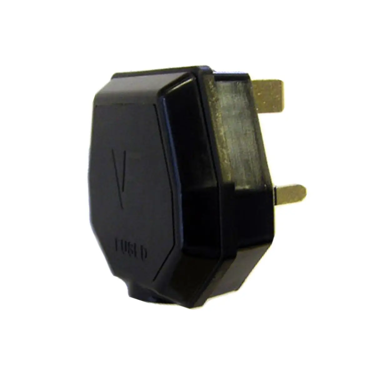 BS1363/A Black Plug 13 Amp 1709