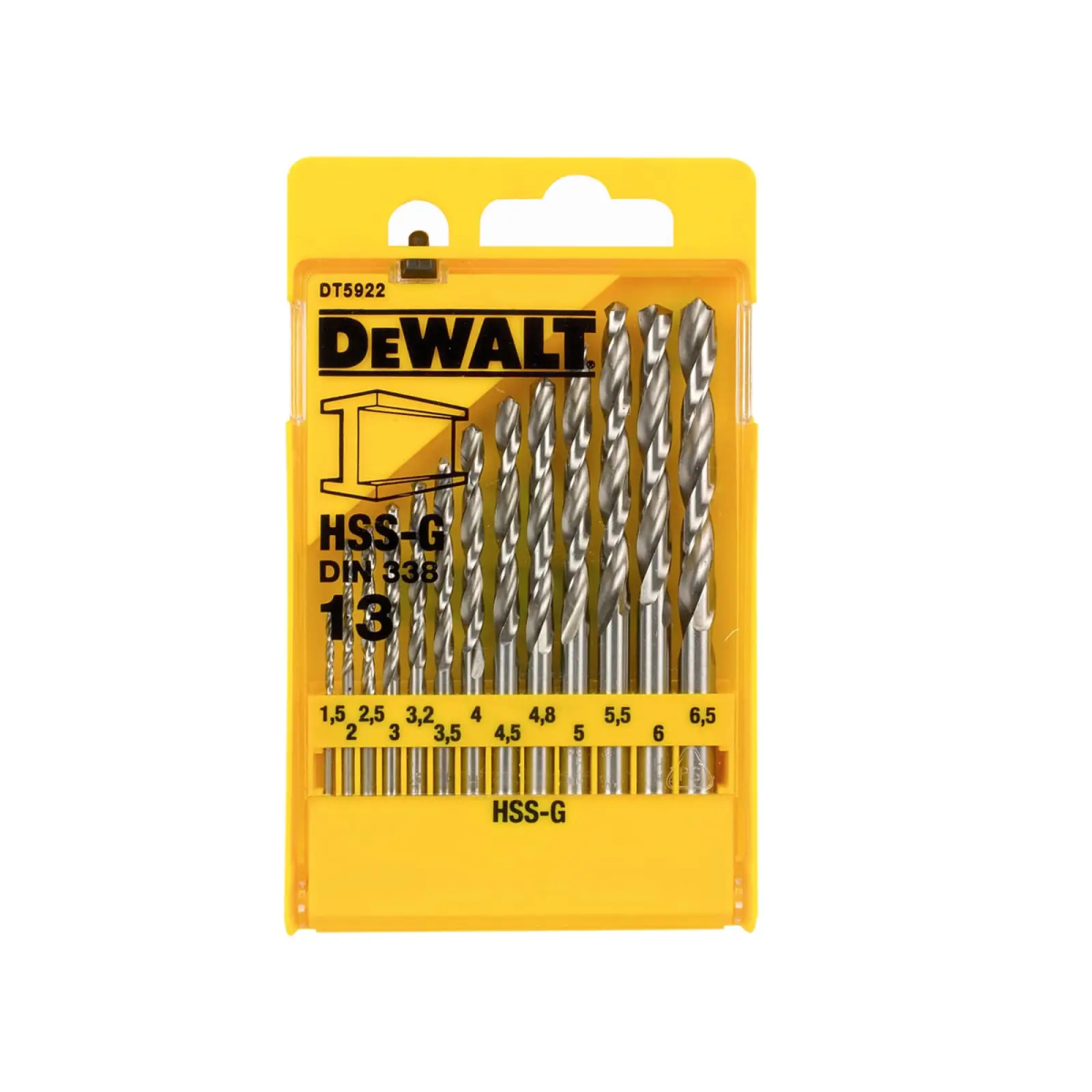 HSS-G Jobber Drill Bit Set, 13 Piece