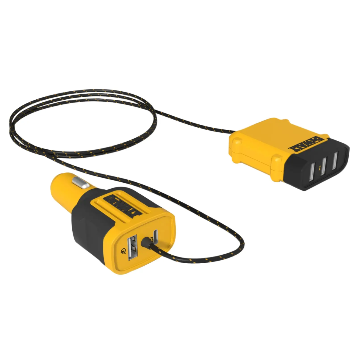 5-Port Front and Back Seat USB Charger