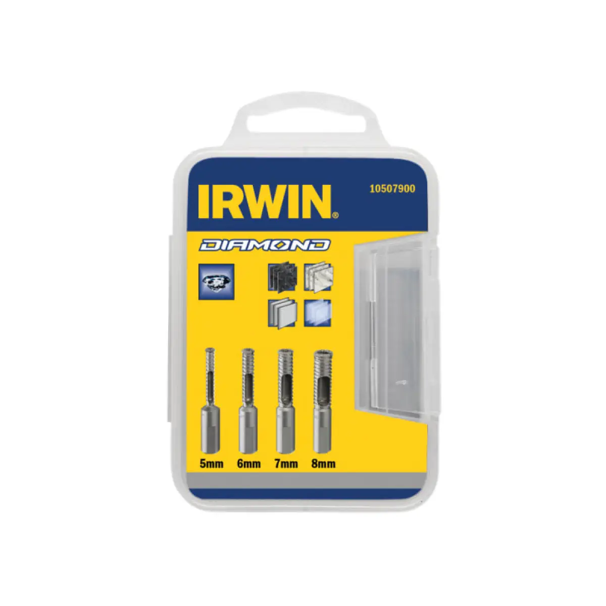 Diamond Drill Bit Set 4 Piece 5-8mm