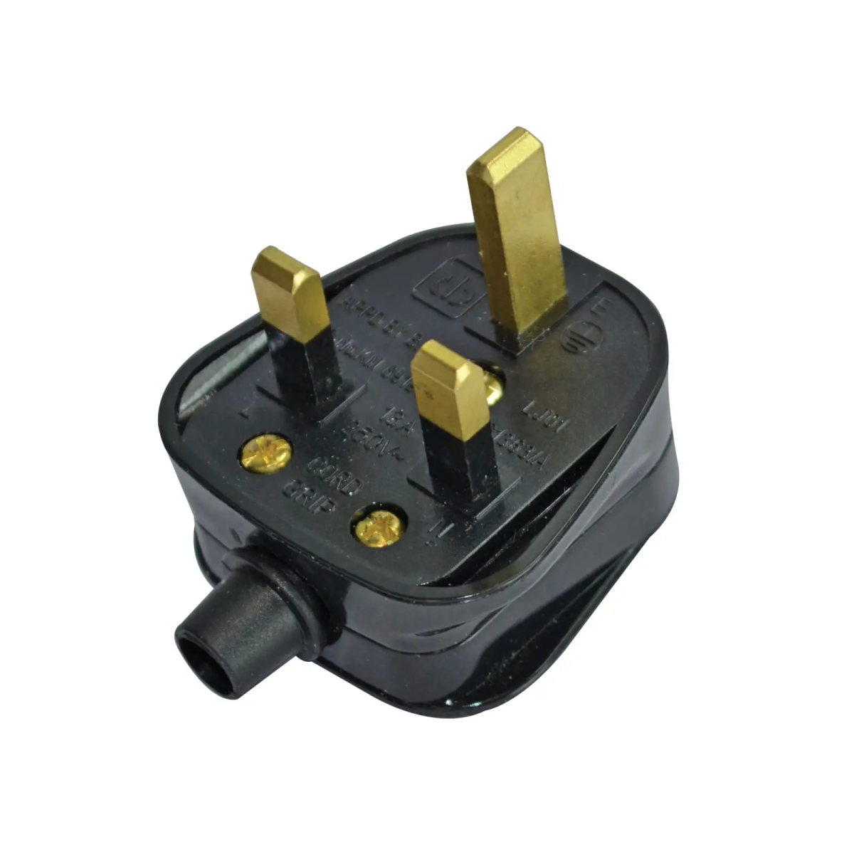 Heavy Duty Plug 13 Amp Black RP13AB