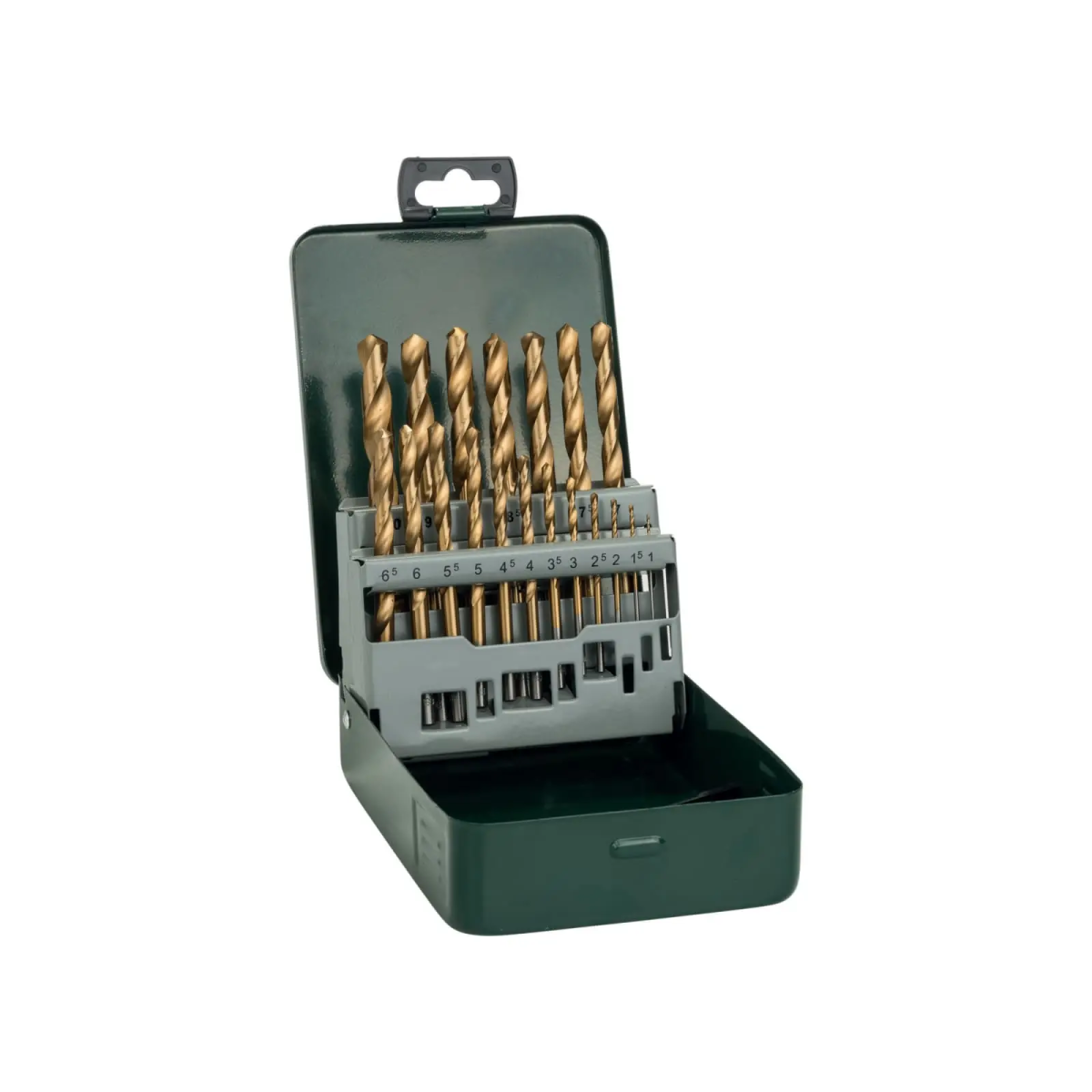 Metal HSS Titanium Drill Bit Set, 19 Piece