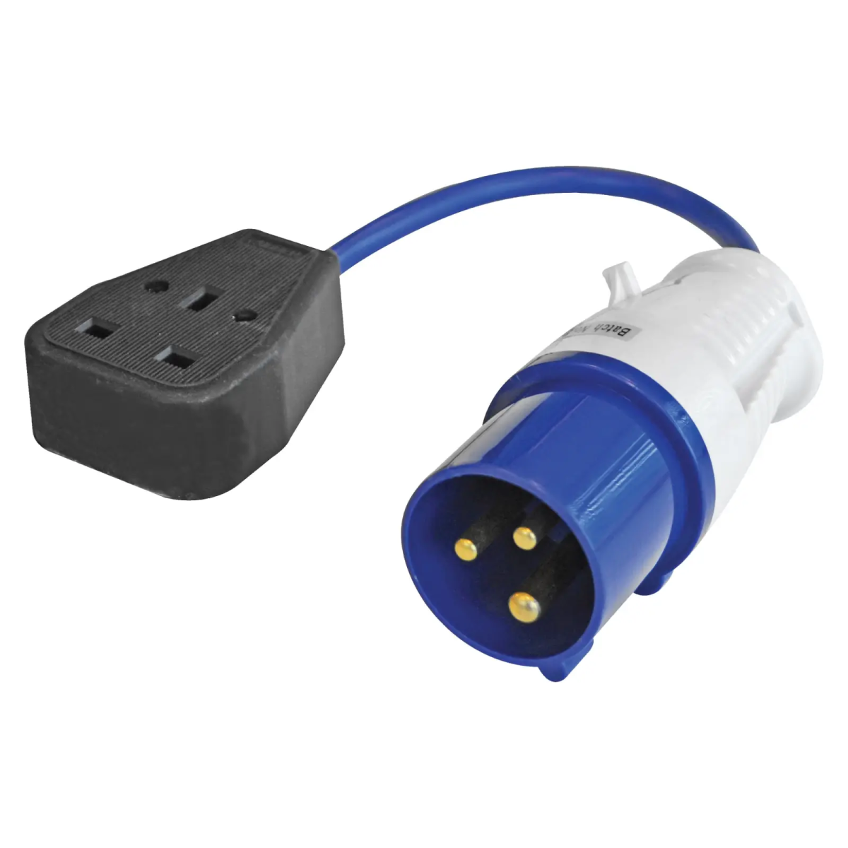 Fly Lead 240V 3-Pin Plug to 240V 3-Pin Socket & 35cm Lead